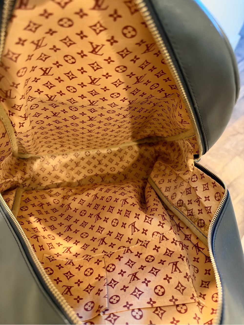 Black Checkerboard Backpack - Designer Style - Picture 4 of 4
